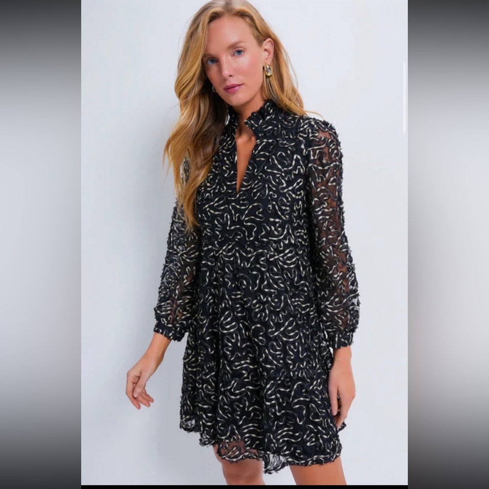 Tuckernuck Elegant Black Lace Dress S